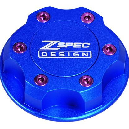 ZSPEC Billet Oil Filler Cap for Nissan/Infiniti/Datsun, Blue Cap w/ Titanium Accents - ZSD-386893-ZSD-386909-ZSD-386916-ZSD-386923-ZSD-386930-  DRIVEN - 10