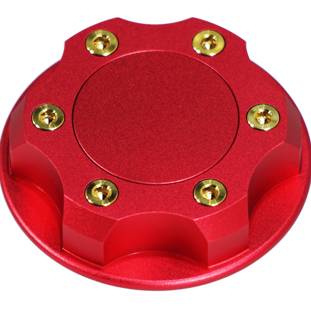 ZSPEC Billet Oil Filler Cap for Nissan/Infiniti/Datsun, Red Cap w/ Titanium Accents - ZSD-386305-ZSD-386312-ZSD-386329-ZSD-386336-ZSD-386343-  DRIVEN - 10