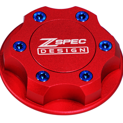 ZSPEC Billet Oil Filler Cap for Nissan/Infiniti/Datsun, Red Cap w/ Titanium Accents - ZSD-386305-ZSD-386312-ZSD-386329-ZSD-386336-ZSD-386343-  DRIVEN - 11
