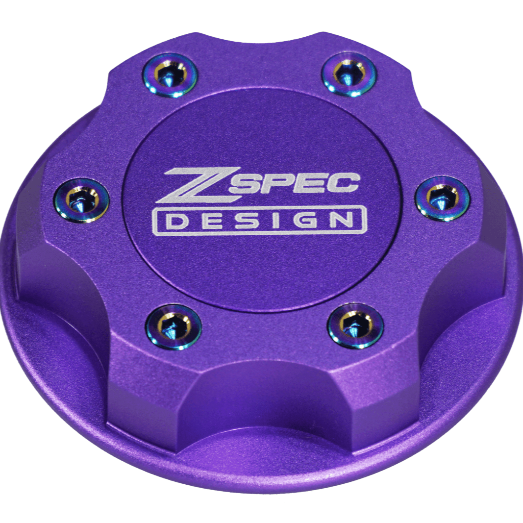 ZSPEC Billet Oil Filler Cap for Nissan/Infiniti/Datsun, Purple Cap w/ Titanium Accents - ZSD-386961-ZSD-386978-ZSD-386985-ZSD-386992-ZSD-387005-  DRIVEN - 7