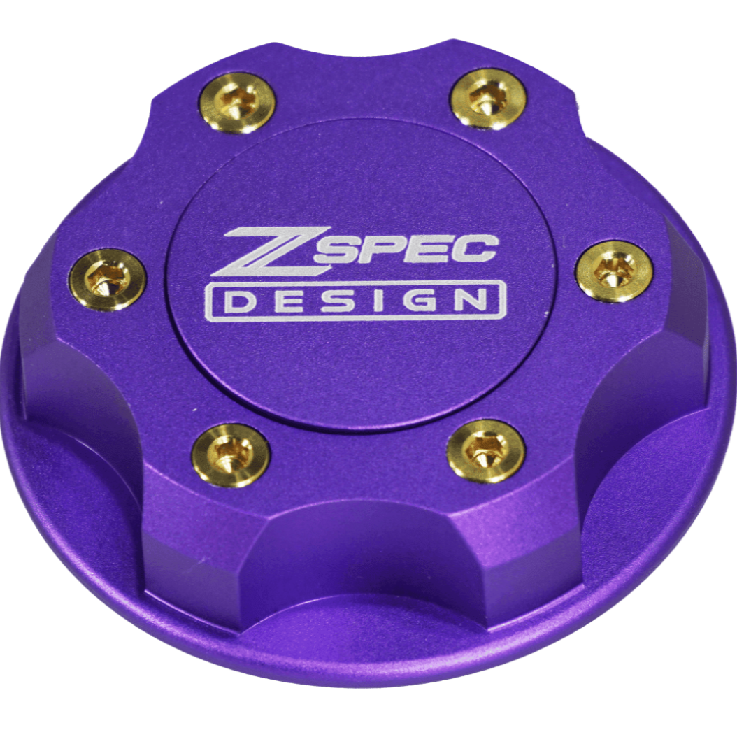ZSPEC Billet Oil Filler Cap for Nissan/Infiniti/Datsun, Purple Cap w/ Titanium Accents - ZSD-386961-ZSD-386978-ZSD-386985-ZSD-386992-ZSD-387005-  DRIVEN - 9