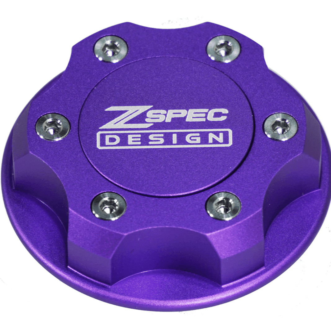 ZSPEC Billet Oil Filler Cap for Nissan/Infiniti/Datsun, Purple Cap w/ Titanium Accents - ZSD-386961-ZSD-386978-ZSD-386985-ZSD-386992-ZSD-387005-  DRIVEN - 10