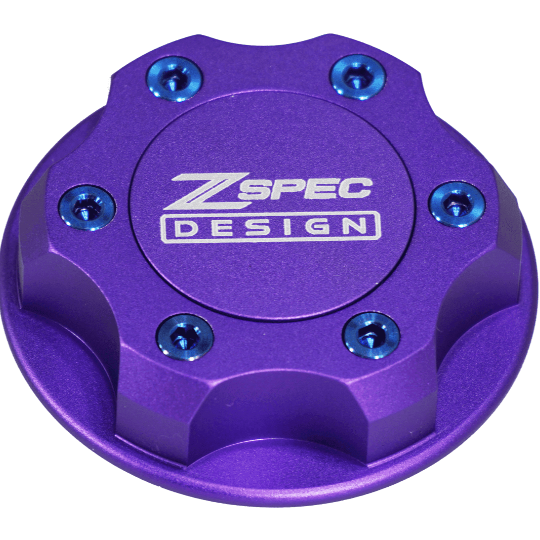 ZSPEC Billet Oil Filler Cap for Nissan/Infiniti/Datsun, Purple Cap w/ Titanium Accents - ZSD-386961-ZSD-386978-ZSD-386985-ZSD-386992-ZSD-387005-  DRIVEN - 11