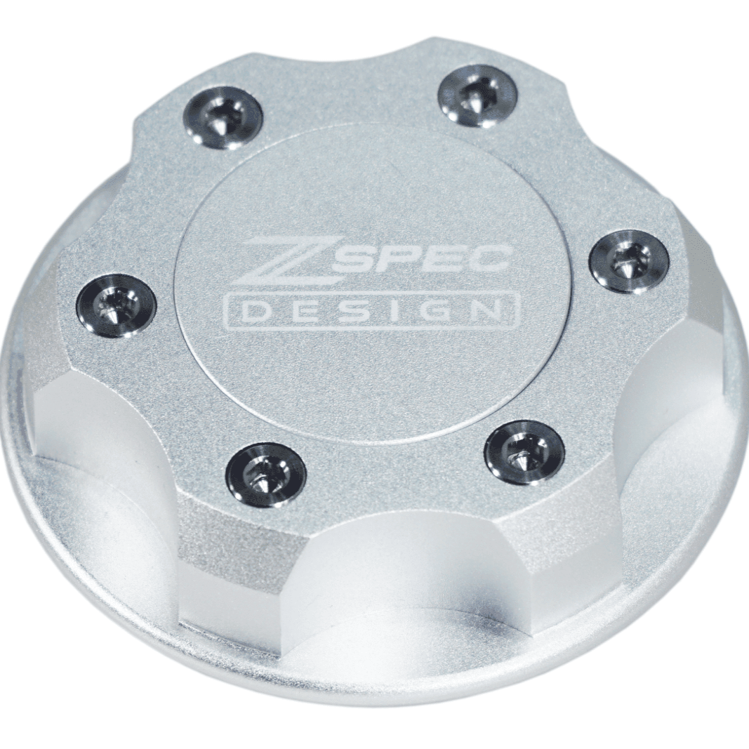 ZSPEC Billet Oil Filler Cap for Nissan/Infiniti/Datsun, Silver Cap w/ Titanium Accents - ZSD-386367-ZSD-386374-ZSD-386381-ZSD-386398-ZSD-386404-  DRIVEN - 8