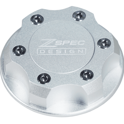 ZSPEC Billet Oil Filler Cap for Nissan/Infiniti/Datsun, Silver Cap w/ Titanium Accents - ZSD-386367-ZSD-386374-ZSD-386381-ZSD-386398-ZSD-386404-  DRIVEN - 8