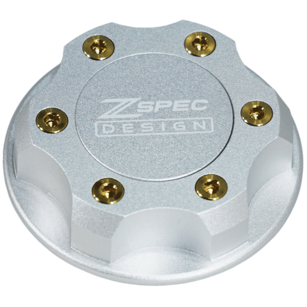 ZSPEC Billet Oil Filler Cap for Nissan/Infiniti/Datsun, Silver Cap w/ Titanium Accents - ZSD-386367-ZSD-386374-ZSD-386381-ZSD-386398-ZSD-386404-  DRIVEN - 10