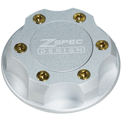 ZSPEC Billet Oil Filler Cap for Nissan/Infiniti/Datsun, Silver Cap w/ Titanium Accents - ZSD-386367-ZSD-386374-ZSD-386381-ZSD-386398-ZSD-386404-  DRIVEN - 10