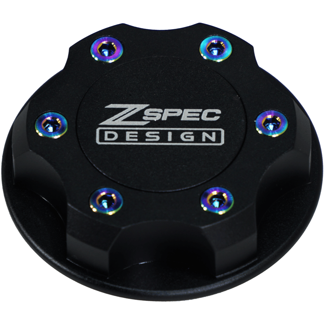 ZSPEC Billet Oil Filler Cap for Nissan/Infiniti/Datsun, Black Cap w/ Titanium Accent - ZSD-386244-ZSD-386251-ZSD-386268-ZSD-386275-ZSD-386282-  DRIVEN - 9
