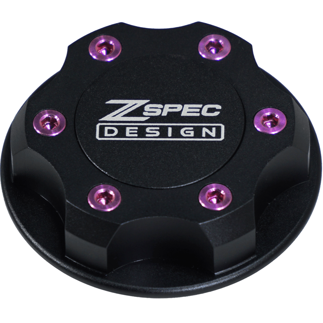 ZSPEC Billet Oil Filler Cap for Nissan/Infiniti/Datsun, Black Cap w/ Titanium Accent - ZSD-386244-ZSD-386251-ZSD-386268-ZSD-386275-ZSD-386282-  DRIVEN - 14