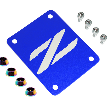 ZSPEC Blue PTU Holes Cover Plate for Z32 300zx, Billet - ZSD-388187-ZSD-388194-ZSD-388200-ZSD-388217-ZSD-388224-  DRIVEN - 12
