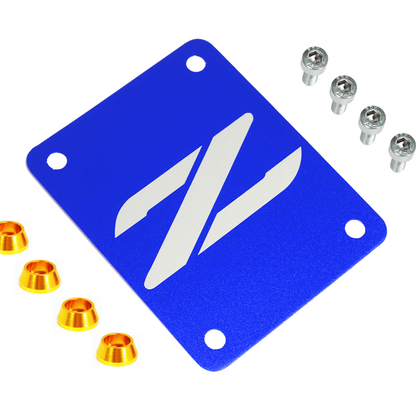 ZSPEC Blue PTU Holes Cover Plate for Z32 300zx, Billet - ZSD-388187-ZSD-388194-ZSD-388200-ZSD-388217-ZSD-388224-  DRIVEN - 13