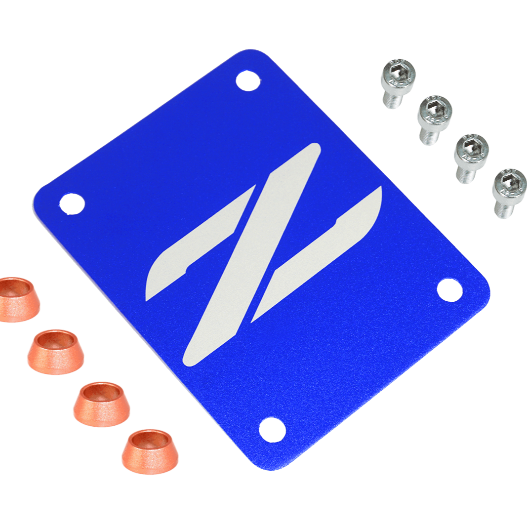 ZSPEC Blue PTU Holes Cover Plate for Z32 300zx, Billet - ZSD-388187-ZSD-388194-ZSD-388200-ZSD-388217-ZSD-388224-  DRIVEN - 14