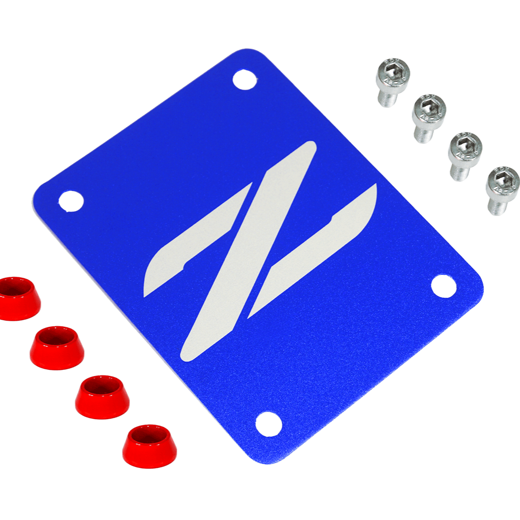 ZSPEC Blue PTU Holes Cover Plate for Z32 300zx, Billet - ZSD-388187-ZSD-388194-ZSD-388200-ZSD-388217-ZSD-388224-  DRIVEN - 15