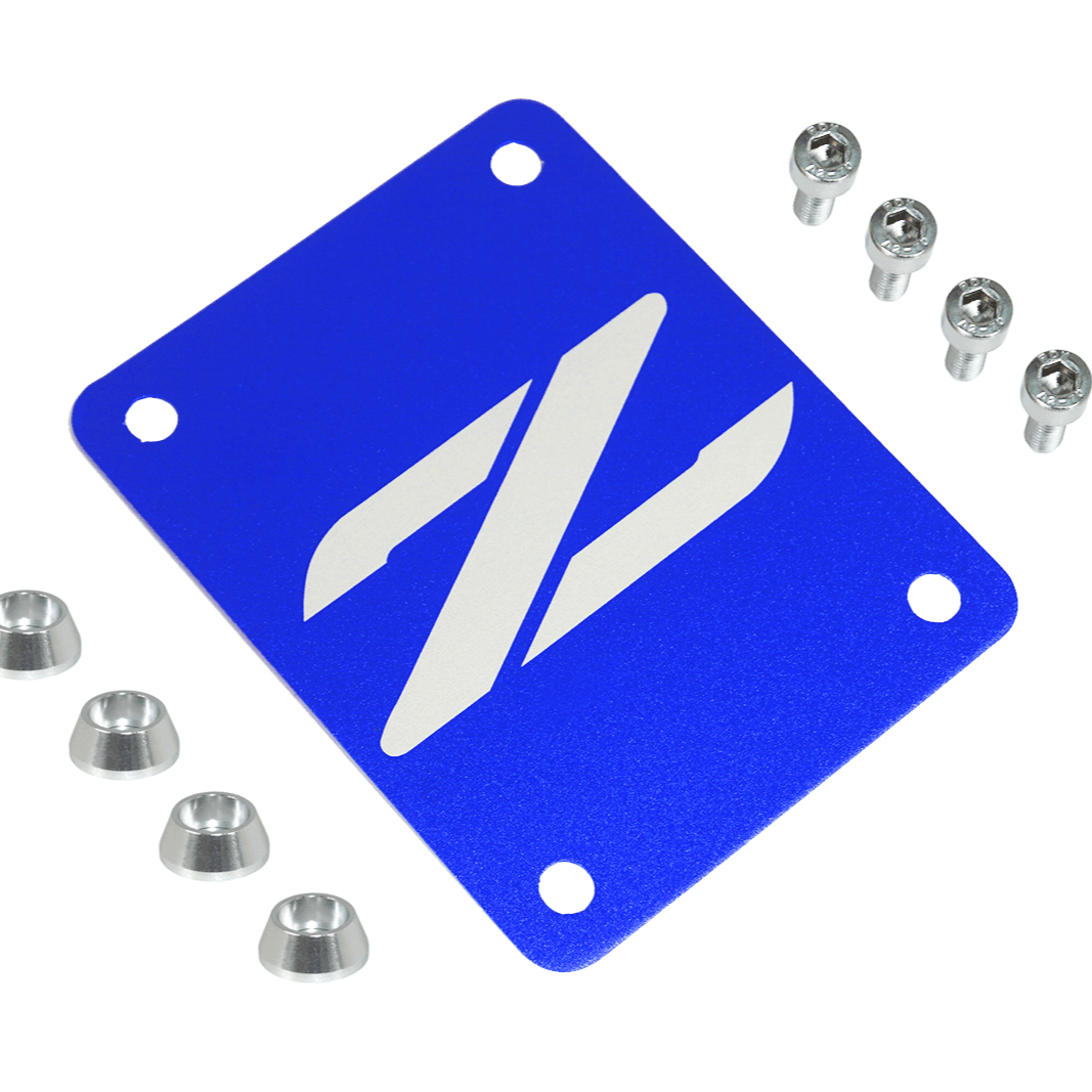 ZSPEC Blue PTU Holes Cover Plate for Z32 300zx, Billet - ZSD-388187-ZSD-388194-ZSD-388200-ZSD-388217-ZSD-388224-  DRIVEN - 16