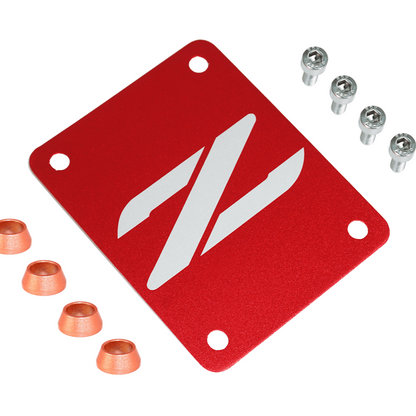 ZSPEC Red PTU Holes Cover Plate for Z32 300zx, Billet - ZSD-388033-ZSD-388040-ZSD-388057-ZSD-388064-ZSD-388071-  DRIVEN - 10