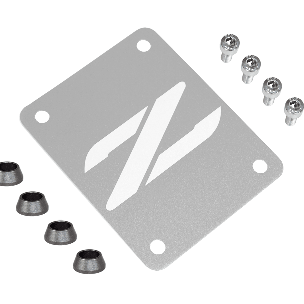 ZSPEC Silver PTU Holes Cover Plate for Z32 300zx, Billet - ZSD-387883-ZSD-387890-ZSD-387906-ZSD-387913-ZSD-387920-  DRIVEN - 18