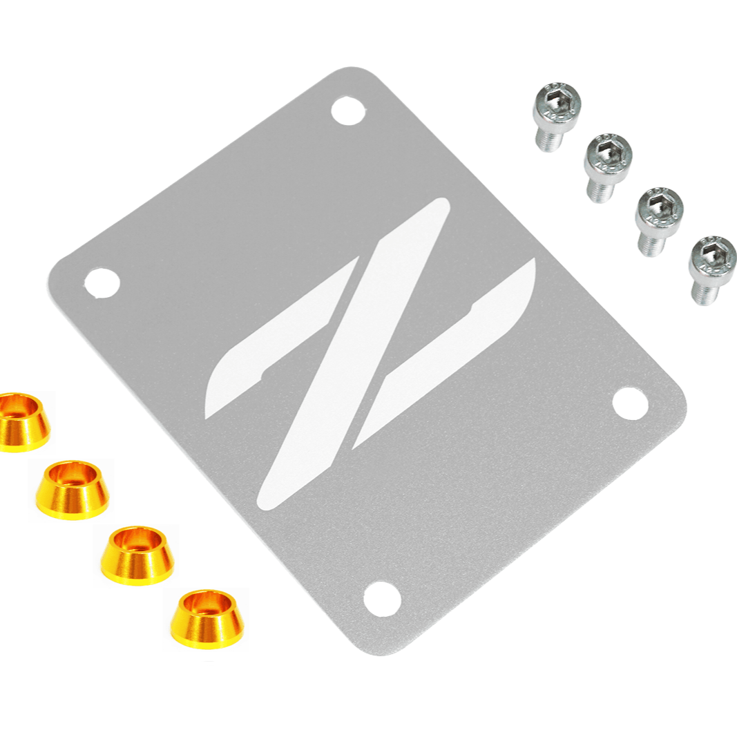 ZSPEC Silver PTU Holes Cover Plate for Z32 300zx, Billet - ZSD-387883-ZSD-387890-ZSD-387906-ZSD-387913-ZSD-387920-  DRIVEN - 11
