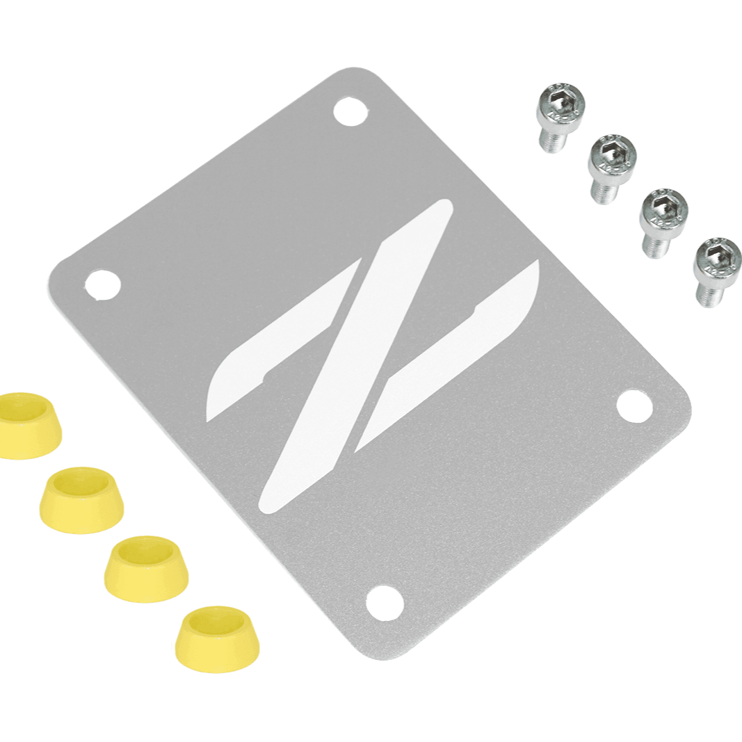 ZSPEC Silver PTU Holes Cover Plate for Z32 300zx, Billet - ZSD-387883-ZSD-387890-ZSD-387906-ZSD-387913-ZSD-387920-  DRIVEN - 6