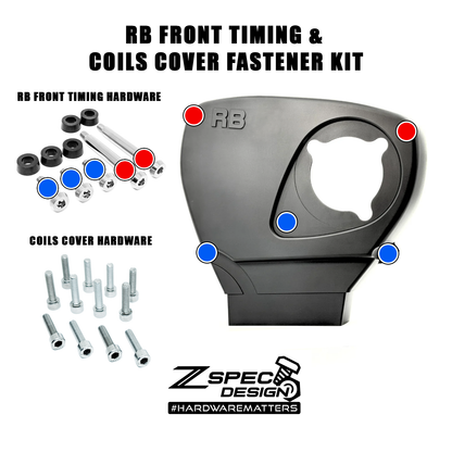 ZSPEC Timing & Coils Cover Fasteners for Nissan RB25/26/30 - ZSD-374821-  DRIVEN - 1