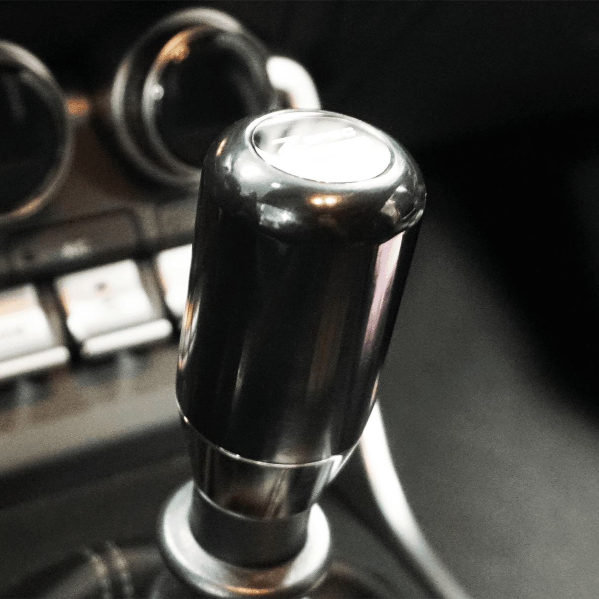 ZSPEC Shift Knob, M10-1.5, Delrin & Stainless, 4-Speed Shift Pattern Coin - ZSD-393440-ZSD-393457-ZSD-393464-ZSD-393471-  DRIVEN - 7