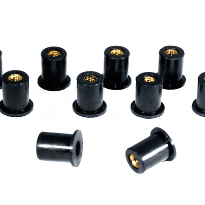 ZSPEC M8 Rubber Well Nuts for SUV/Truck Body Elements & Over-Fender Flares, 10-Pack - ZSD-007033-  DRIVEN - 1