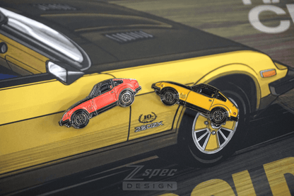 ZSPEC Datsun 280zx S130 Anniversary Edition Lapel / Hat Pin - ZSD-004285-ZSD-004292-  DRIVEN - 3