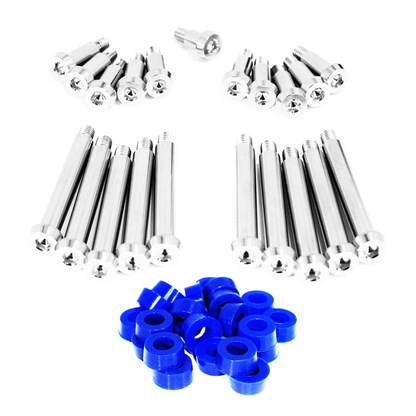 ZSPEC Shoulder-Bolt Timing Covers Fasteners w/ Bushings, Nissan 300zx Z32, Titanium