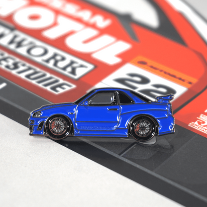 ZSPEC Nissan Skyline GT-R R34 Tribute Lapel / Hat Pin - ZSD-002137-ZSD-002144-ZSD-002151-ZSD-002168-  DRIVEN - 9