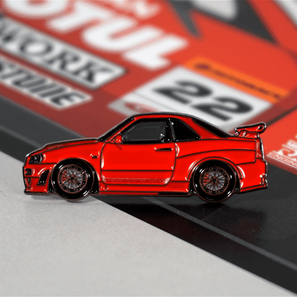 ZSPEC Nissan Skyline GT-R R34 Tribute Lapel / Hat Pin - ZSD-002137-ZSD-002144-ZSD-002151-ZSD-002168-  DRIVEN - 10