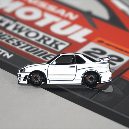 ZSPEC Nissan Skyline GT-R R34 Tribute Lapel / Hat Pin - ZSD-002137-ZSD-002144-ZSD-002151-ZSD-002168-  DRIVEN - 7