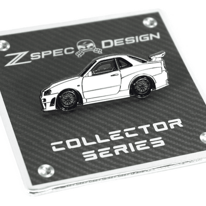 ZSPEC Nissan Skyline GT-R R34 Tribute Lapel / Hat Pin - ZSD-002137-ZSD-002144-ZSD-002151-ZSD-002168-  DRIVEN - 2