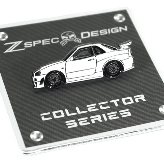 ZSPEC Nissan Skyline GT-R R34 Tribute Lapel / Hat Pin - ZSD-002137-ZSD-002144-ZSD-002151-ZSD-002168-  DRIVEN - 2
