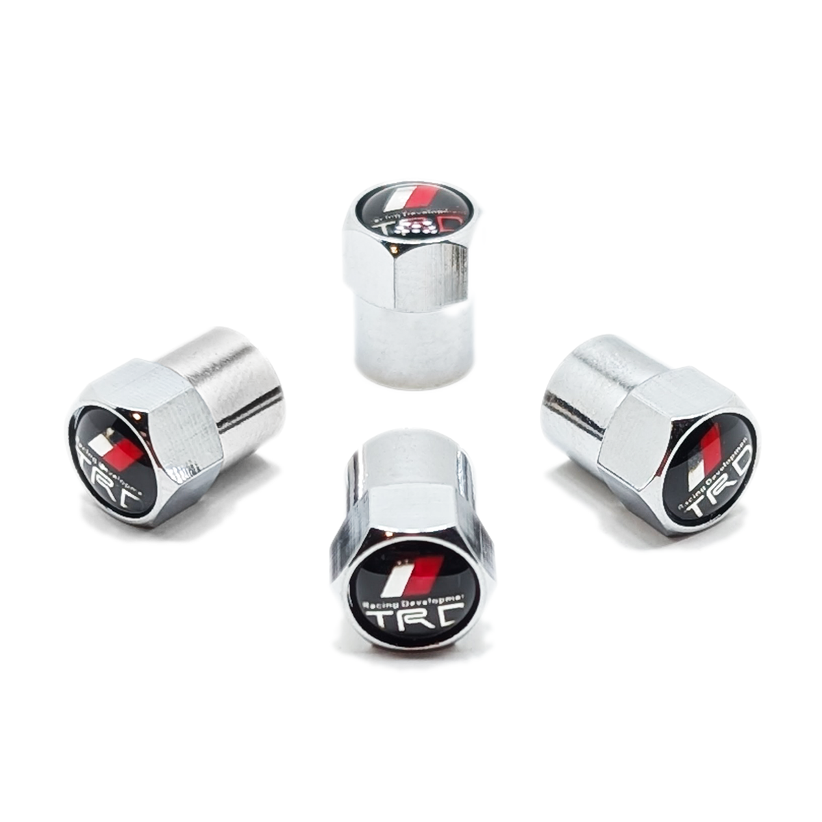 Chrome Valve Stem Tire Caps, Style: TRD - ZSD-009211-  DRIVEN - 1