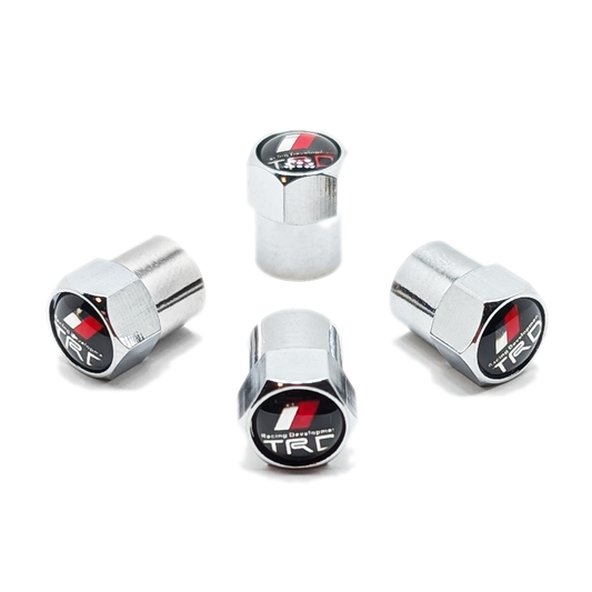 Chrome Valve Stem Tire Caps, Style: TRD - ZSD-009211-  DRIVEN - 1