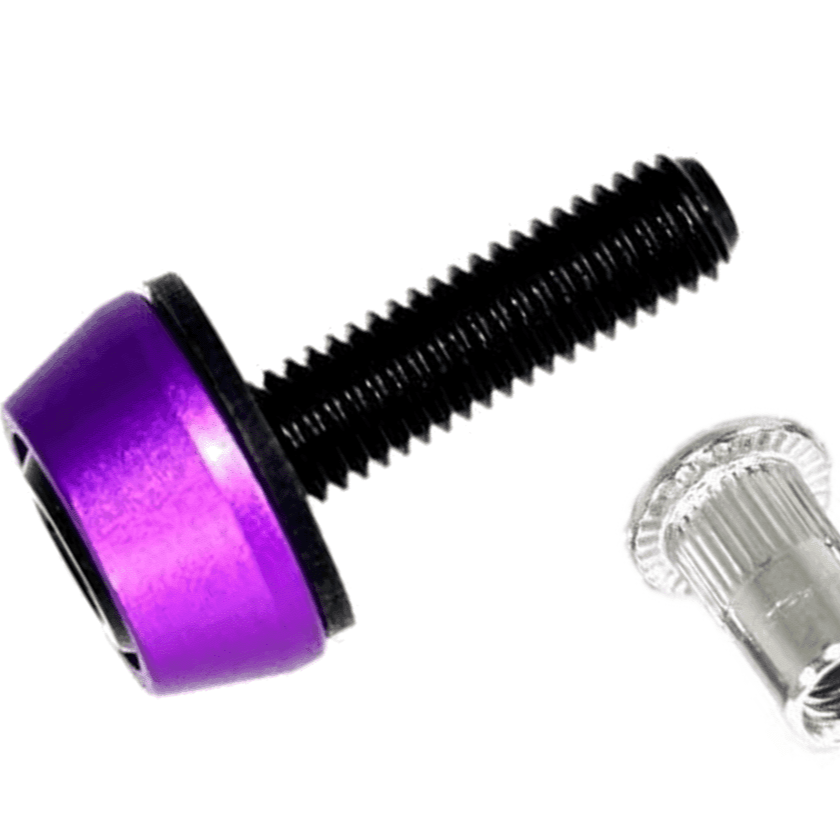 ZSPEC Body Kit Fastener, M5x20mm Titanium & Billet w/RIVET NUT, Per Each - ZSD-197406-ZSD-197413-ZSD-197420-ZSD-197437-ZSD-197444-  DRIVEN - 2