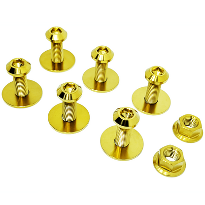 ZSPEC Strut Brace Fastener Kit for Late '03-09 Nissan 350z, M10-1.25 Titanium - ZSD-005435-ZSD-005442-ZSD-005459-ZSD-005466-ZSD-005473-  DRIVEN - 3