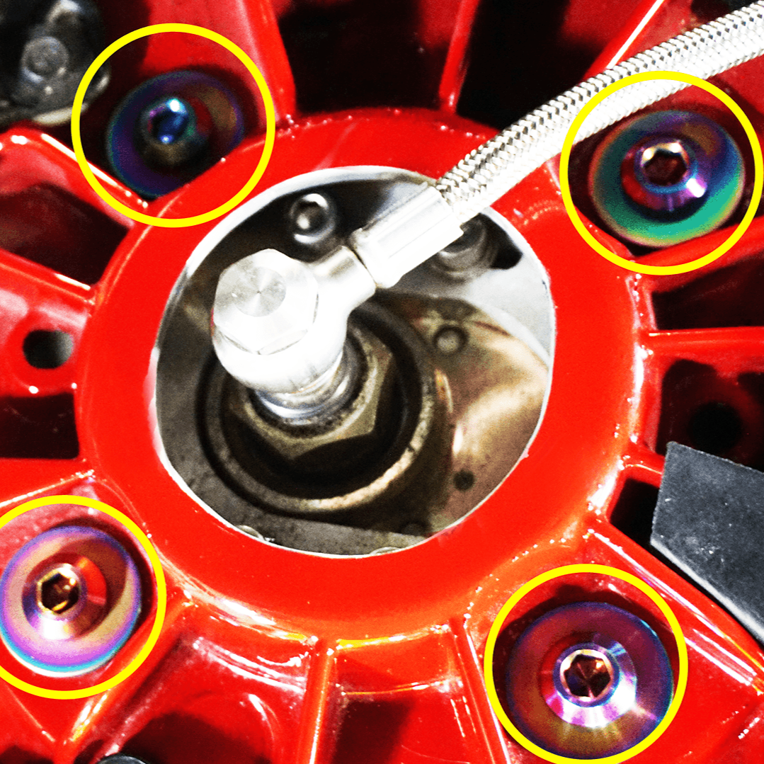 ZSPEC Front Struts Fastener Kit for '20+ Toyota Supra MKV GR A90, Grade-5 Titanium - ZSD-377884-ZSD-377891-ZSD-377907-ZSD-377914-ZSD-377921-  DRIVEN - 3