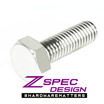 ZSPEC M8-1.25x25mm Hex-Bolt/Fastener, Titanium Grade-5, Per Each - ZSD-562884-ZSD-562891-ZSD-562907-  DRIVEN - 5