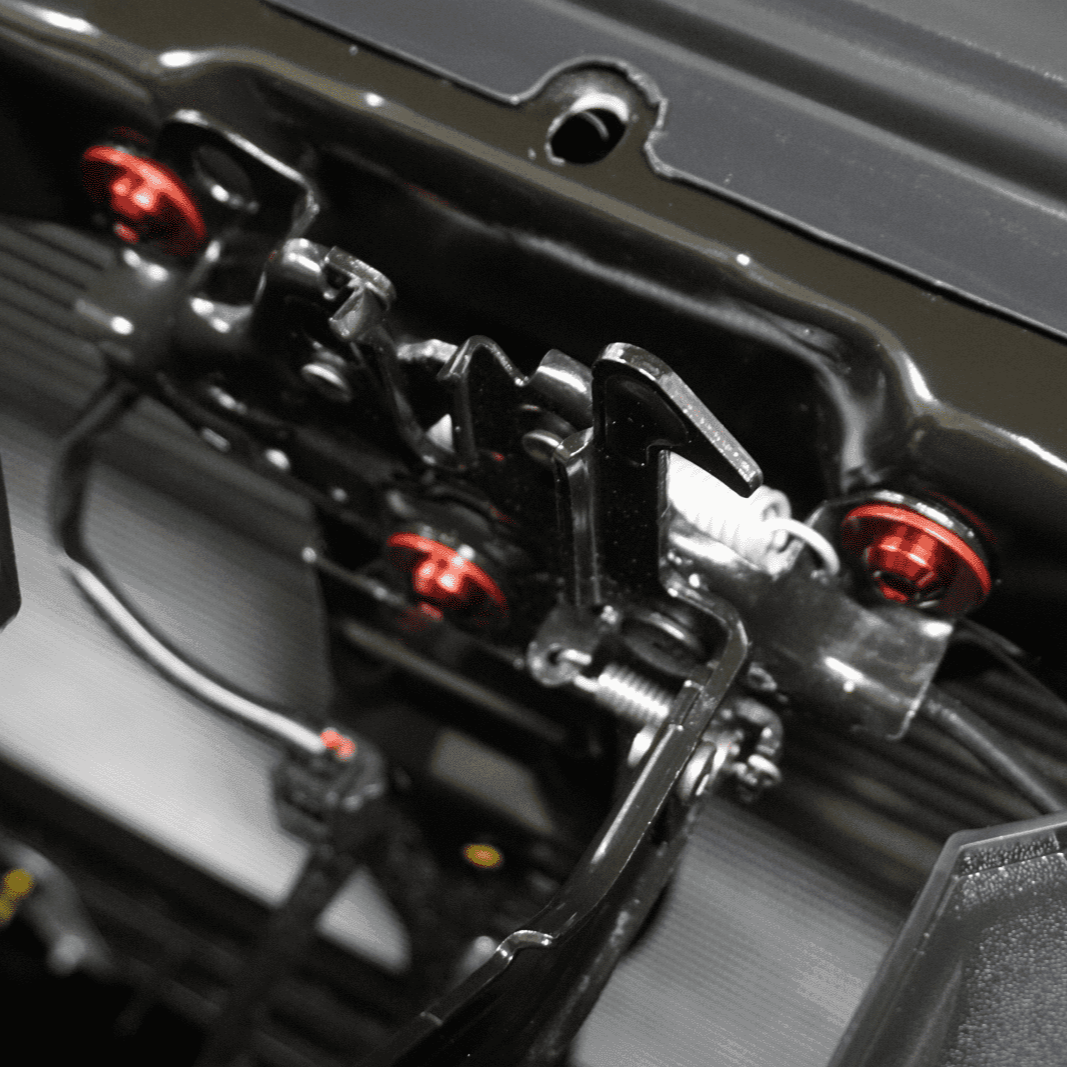 ZSPEC Hood Latch & Hinges Fasteners for '22+ Nissan Frontier D41, Titanium & Billet - ZSD-763021-ZSD-763038-ZSD-763045-ZSD-763052-ZSD-763069-  DRIVEN - 5