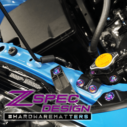 ZSPEC Stage-3 Dress Up Bolts® Fastener Kit for '22+ Toyota GR86 & Subaru BRZ, Titanium - ZSD-392399-ZSD-392405-ZSD-392412-ZSD-392429-ZSD-392436-  DRIVEN - 6