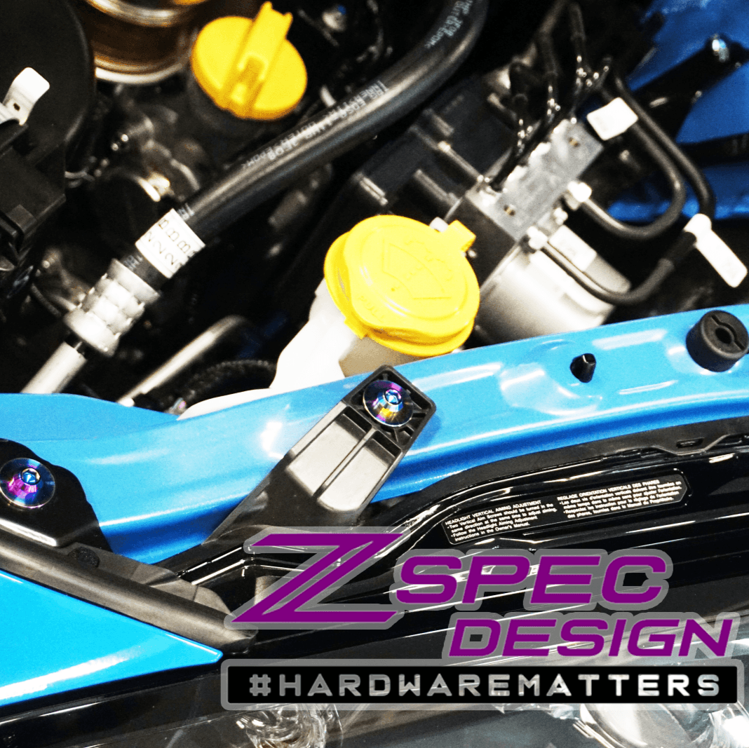 ZSPEC Stage-3 Dress Up Bolts® Fastener Kit for '22+ Toyota GR86 & Subaru BRZ, Titanium - ZSD-392399-ZSD-392405-ZSD-392412-ZSD-392429-ZSD-392436-  DRIVEN - 9