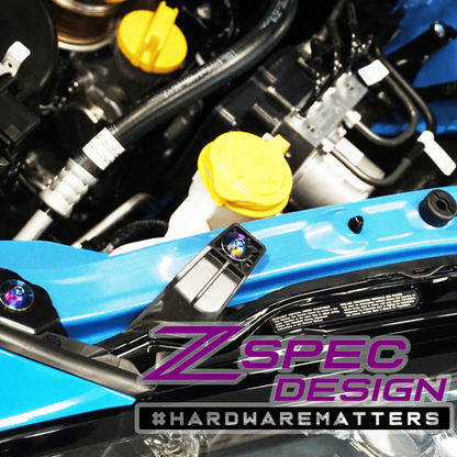 ZSPEC Stage-3 Dress Up Bolts® Fastener Kit for '22+ Toyota GR86 & Subaru BRZ, Titanium - ZSD-392399-ZSD-392405-ZSD-392412-ZSD-392429-ZSD-392436-  DRIVEN - 9