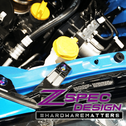 ZSPEC Stage-2 Dress Up Bolts® Fastener Kit for '22+ Toyota GR86 & Subaru BRZ, Titanium - ZSD-392450-ZSD-392467-ZSD-392474-ZSD-392481-ZSD-392498-  DRIVEN - 8