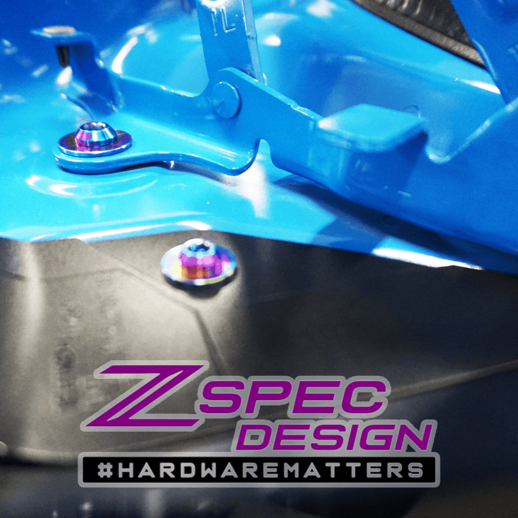 ZSPEC Trunk Area Fastener Kit for '22+ Toyota GR86 & Subaru BRZ, Titanium - ZSD-392870-ZSD-392887-ZSD-392894-ZSD-392900-ZSD-392917-  DRIVEN - 12
