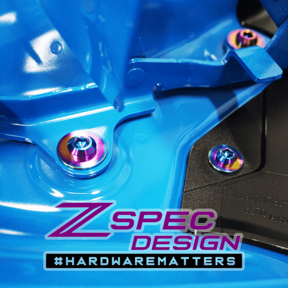 ZSPEC Stage-3 Dress Up Bolts® Fastener Kit for '22+ Toyota GR86 & Subaru BRZ, Titanium