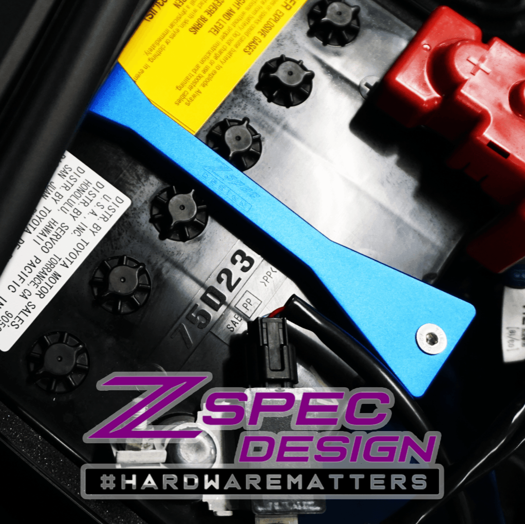 ZSPEC Battery Hold Down/Bracket, Billet Bracket w/ Stainless Hardware - ZSD-371400-ZSD-371417-ZSD-371424-ZSD-371431-ZSD-371448-  DRIVEN - 3