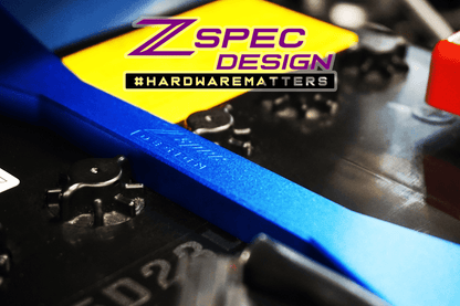 ZSPEC Battery Hold Down/Bracket, Billet Aluminum & Anodized, for use with factory rods - ZSD-009617-ZSD-009624-ZSD-009631-ZSD-009648-ZSD-009655-  DRIVEN - 2