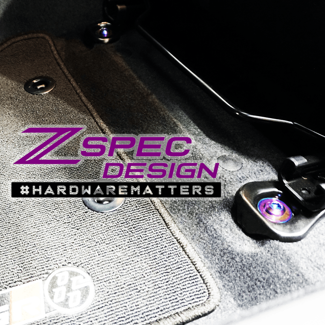 ZSPEC Front Seats Fastener Kit for '22+ Toyota GR86 & Subaru BRZ, Titanium - ZSD-392818-ZSD-392825-ZSD-392832-ZSD-392849-ZSD-392856-  DRIVEN - 4