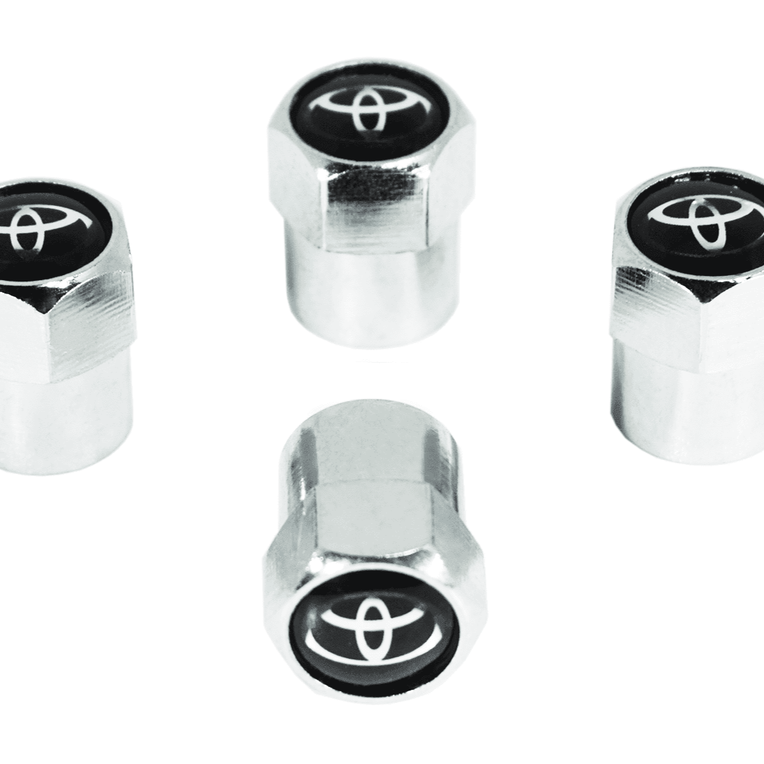 Chrome Valve Stem Tire Caps, Style: TOYOTA - ZSD-374104-  DRIVEN - 2
