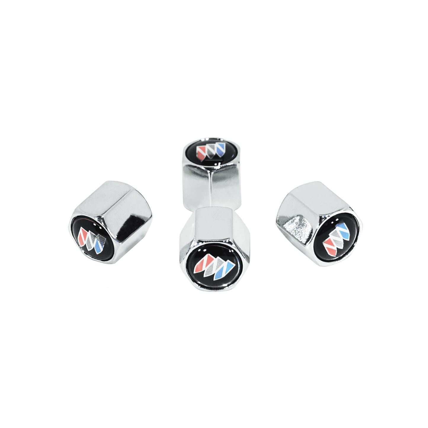 Chrome Valve Stem Tire Caps, Style: Buick - ZSD-009143-  DRIVEN - 1